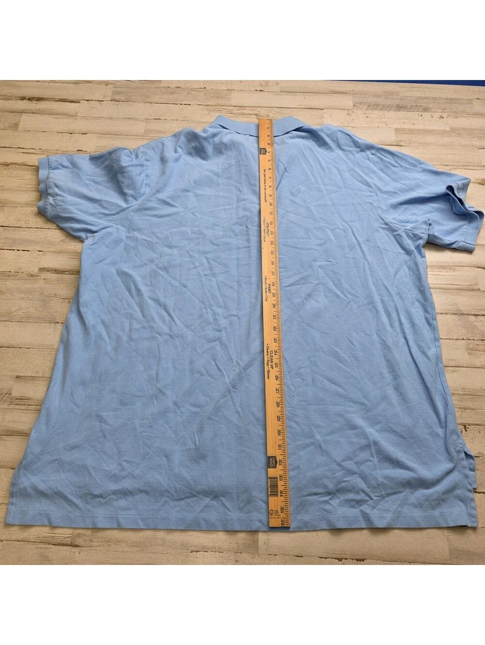 Polo Ralph Lauren S/S Shirt 4XLT Tall Blue Cotton Pony Logo Golf Preppy Casual